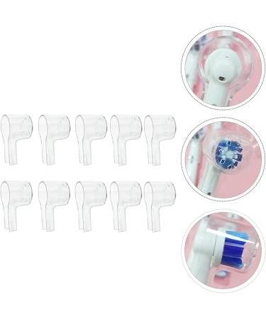 Elzey Electric Toothbrush Heads & Travel Accessories - 10 Pack Transparent Covers - Buy Online on GoSupps.com