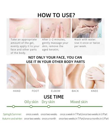 Face Exfoliating Matcha Peeling Gel - Nourishing Moisturizing Facial Scrub 60ml | Best Skincare for Smooth Skin - Buy Online on GoSupps.com