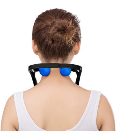 CuraCane Handheld Neck Massager by IntiMD - Trigger Point Occipital Self-Massage Tool for Deep Muscle Relaxation and Tension Relief - Lightweight - Buy Online on GoSupps.com