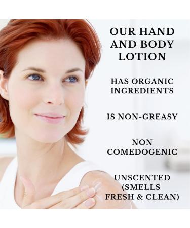 Unscented Body Lotion for Dry Skin - Hydrating & Nourishing Plant-Based Formula | 8 oz - Soften Hands Feet Elbows & Body - Buy Online on GoSupps.com