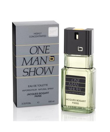 Jacques Bogart One Man Show For Men. Eau De Toilette Spray 3.3 Ounces 3.33 Fl Oz (Pack of 1) EDT Spray 85% Vol. - Buy Online on GoSupps.com