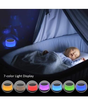 White Noise Machine Portable Rechargeable Sleep Sound Machine 10 Natural Sounds Therapy Continuous or Timer for Baby Kids Adults - Buy Online on GoSupps.com