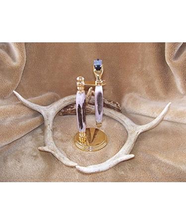 Gold Antler Razor Set - Elegant White & Gold Design | Premium International Shipping - Buy Online on GoSupps.com