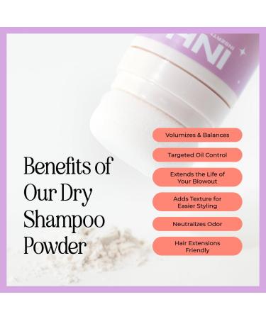 INH Hair Non-Aerosol Dry Shampoo | Vegan Volumizing Powder for Oily Hair | Sulfate & Talc Free No White Residue | Ideal for Men & Women - 28g - Buy Online on GoSupps.com