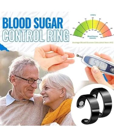 4PCs HealthGO Magnetic Blood Pressure Control & Sugar Regulator Ring - Adjustable Therapeutic Bracelet for Lymph Drainage - Buy Online on GoSupps.com