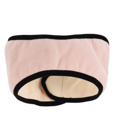 DEARMAMY Soundproof Earmuffs Band Noise Cancelling Eye Mask Noise Reduction Earmuff Noise Cancelling Ear 57.00X11.00X0.30CM Pink