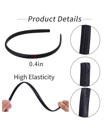 Candygirl DIY Satin Covered Girls Headbands (26pcs) - 1cm Width Craft Headbands - Assorted 26 Colors - Buy Online on GoSupps.com