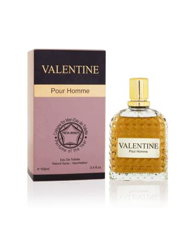 META-BOSEM Valentine Milano Cologne for Men Eau De Toilette Natural Spray | Woody and Spicy Scent | Masculine Captivating Fragrance | Casual and Formal Wear 3.4 Fluid Ounce/100 Ml