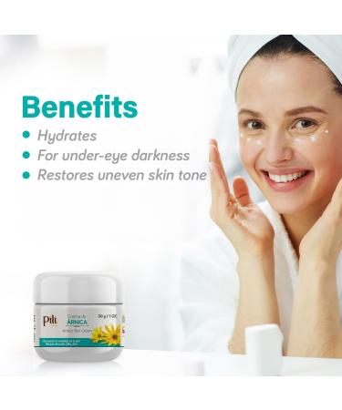 Pili Natural Arnica Cream - Restore Skin Conditions | 1 oz Crema de Arnica - Fast International Shipping - Buy Online on GoSupps.com