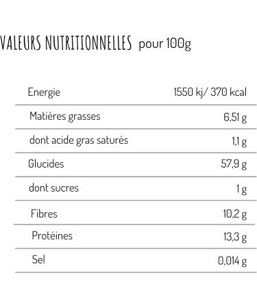 110Graines - Organic Oat Flakes - 500g - French Origin - Rich in fiber and protein - Buy Online on GoSupps.com