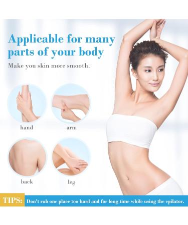 Crystal Hair Eraser Nano: Painless Exfoliation Hair Remover for Silky Smooth Skin - Men and Women - Black - Buy Online on GoSupps.com