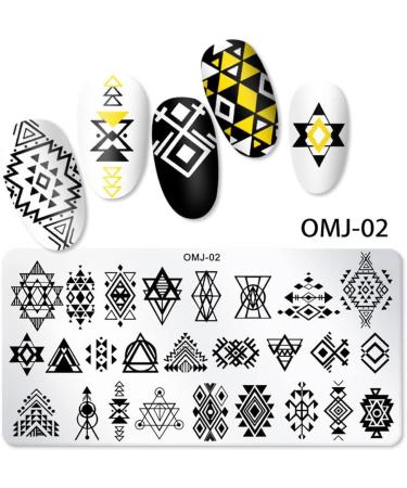Nail Art Templates Set | Christmas Tree & Butterfly Nail Stamp Panels | 6-Piece Manicure Tools for Women & Children - Perfect Nail Decor - Buy Online on GoSupps.com