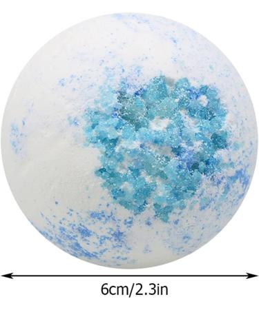 Peppermint Marine Oil Blue Bubble Bath Ball - Nourishing Skin Care with Loofah Sponge Handle - Moisturizing Coarse Ball for Clean & Refreshed Skin - Buy Online on GoSupps.com