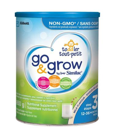 Go & Grow by Similac Step 3 Toddler Drink Powder 850g 12-36 Months Milk Flavour Blue