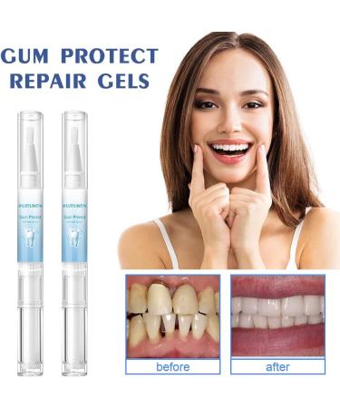 Buy Gums Therapy Gel & Teeth Whitening Pens - Deep Cleaning Stain Removal for Sensitive Teeth (2pcs) | Brighten Your Smile Today! - Buy Online on GoSupps.com