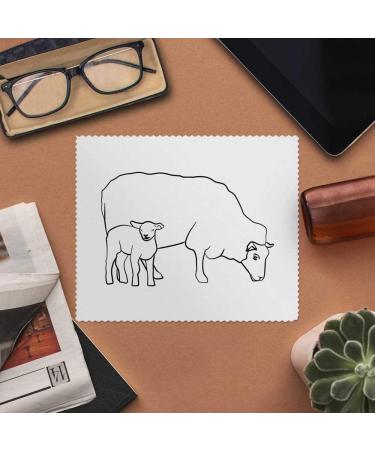 Buy 2x Sheep and Its Lamb Microfiber Cleaning Cloths for Lenses/Glasses - International Shipping Available - Buy Online on GoSupps.com