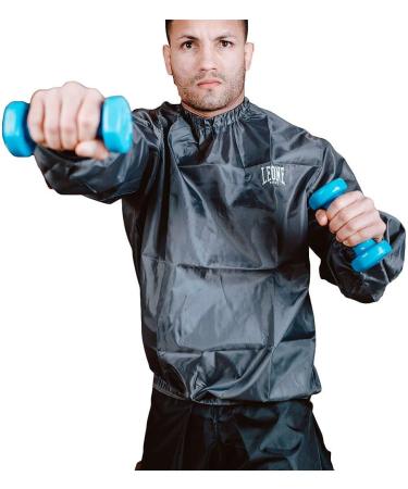 Buy LEONE 1947 Black Sauna Tracksuit - Premium Quality International Shipping - Buy Online on GoSupps.com