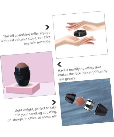 NOLITOY 6pcs Facial Volcano Oil Remover Skin Care Tools Facial Tool Facial Roller Face Massager 5X2.9X2.9CMx6pcs Whitex6pcs - Buy Online on GoSupps.com