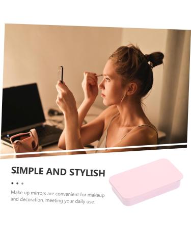 BELLIFFY Women Makeup Tool Aluminum Box Eyebrow Paste for Positioning Brow Position Tool Pink - Buy Online on GoSupps.com