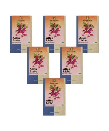Sonnentor Sonnentor - Alles Liebe Pack of 6 organic filter bags - 18 g