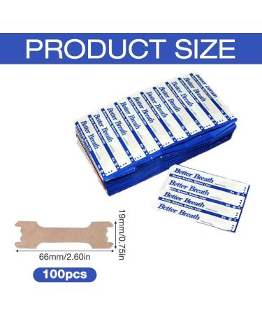 Avcxec 100 Nose Strips - Stop Snoring & Relieve Clogged Nose for Improved Sleep - Buy Online on GoSupps.com