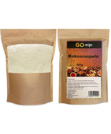 Buy 0.5kg Grated Coconut Flakes - Delicious Fresh Coconut Shreds for Baking & Cooking | International Shipping - Buy Online on GoSupps.com
