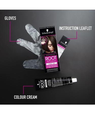 Schwarzkopf Root Retouch 7-Day Fix Semi-permanent Root Concealer Brown Hair Dye Ideal for Touching Up Grey Root Regrowth Ammonia Free Natural Brown 60 ml Natural Brown 60 ml (Pack of 1) - Buy Online on GoSupps.com
