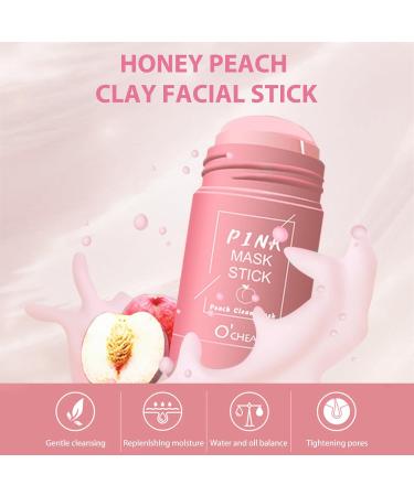 QJFHURB Green Stick 2 pieces Green Mask Stick Green Stick Green Stick Blackheads Honey Peach Greenstick Mask Stick Green Tea Mask Green Tea Mask Green Tea Deep Cleansing Blackhead with 1 cool - Buy Online on GoSupps.com