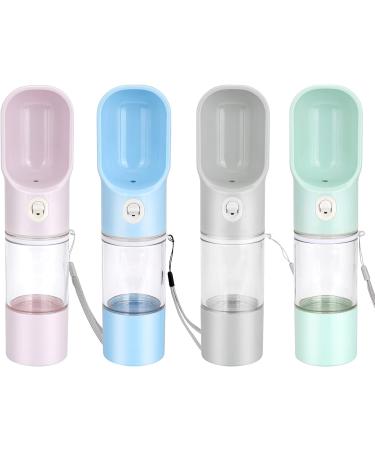 Edoxus Dog Drinking Bottle - Portable BPA-Free Water Bottle with Food Cup for On-the-Go Pets (Green) - Buy Online on GoSupps.com