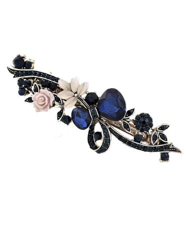 Vintage Rhinestone Hair Jewelry - 2 Piece Flower-Butterfly Hair Clips for Women & Girls | Cuhair - Buy Online on GoSupps.com