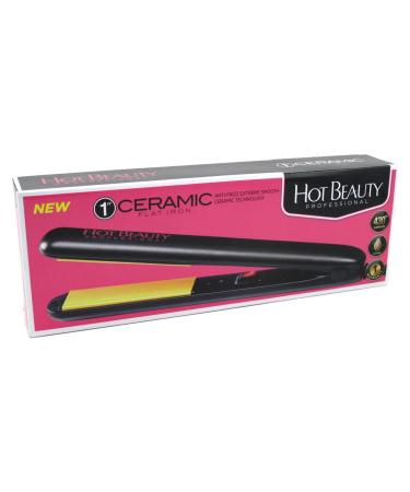Hot Beauty Ceramic Flat Iron 1 Inch