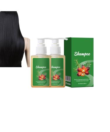 2 pieces Batana caring shampoo Batana deep moisturizing shampoo strengthens the hair nourishes the hair 2 pieces x 100 ml shampoo