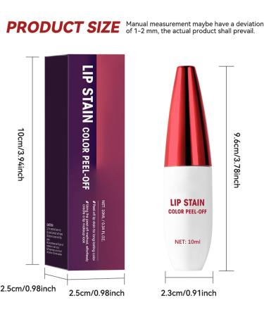  Salyeeluly Peel Off - Waterproof Lip Tint - Highly pigmented and long-lasting - For all skin types - With a natural matte finish - Buy Online on GoSupps.com