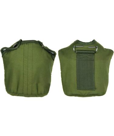 ELK Stainless Steel Military Canteen and Cup Set - Green Cover for Outdoor Activities - Buy Online on GoSupps.com