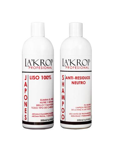 LA ' KROP - HAIR STRAIGHTENER - JAPANESE STRAIGHTENER - KERATIN HAIR TREATMENT - LISO JAPONES - KERATINA PERMANENTE - KERATINA PARA ALISAR PELO