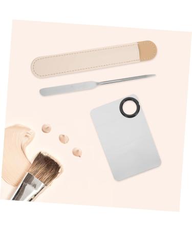 1 Ensemble Palette de M lange Acier Inoxydable Spatule pour Fond Art Ongles Pratique pour Salons de Beaut et Diy 17.5X7.5CM - Buy Online on GoSupps.com