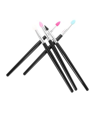 Baluue 20 Pcs Silicone Brush Stick Cream Applicator Makeup Plastic Handle