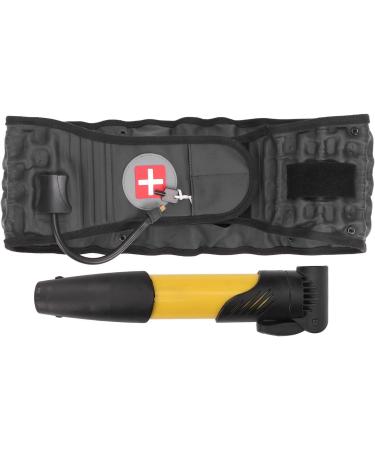 Inflatable Decompression Belts for Back Pain Relief - Lumbar Support for Hyperglycemia - Black - Buy Online on GoSupps.com