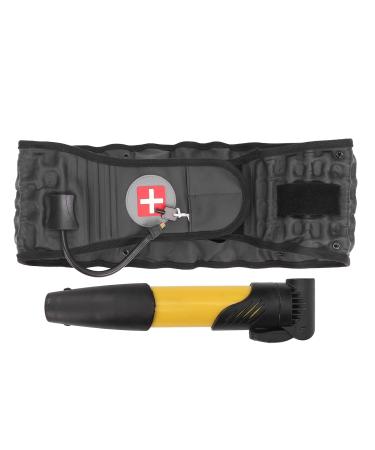 Buy Professional 360 Inflatable Compression Back Belts | Lumbar Support with Surround Fit (Black) - Buy Online on GoSupps.com