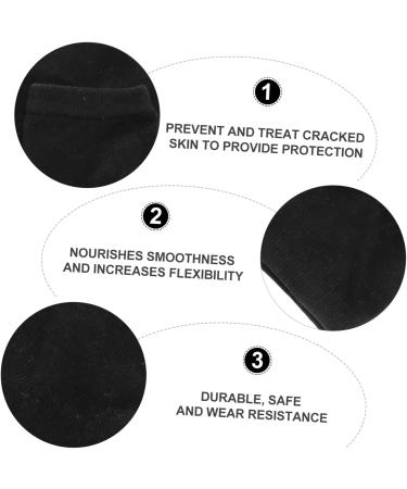 Healeved 2 Pairs Gel Heel Socks Moisturizing Feet Sock Sleep Spa Socks Heel Repair Socks Cracked Heel Socks Sunglasses Strap Moisturizing Heel Socks Non-Slip Cotton Men and Women Foot Socks 16.5x10x0.8cm - Buy Online on GoSupps.com