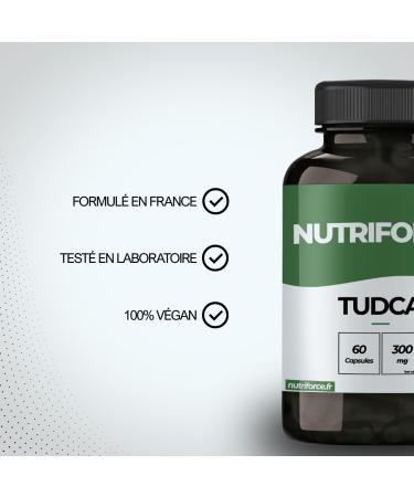  Nutriforce TUDCA 100% pure and vegan 600 mg - Buy Online on GoSupps.com