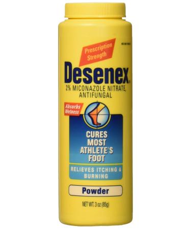 Desenex Antifungal Powder 3 oz (Pack of 4)
