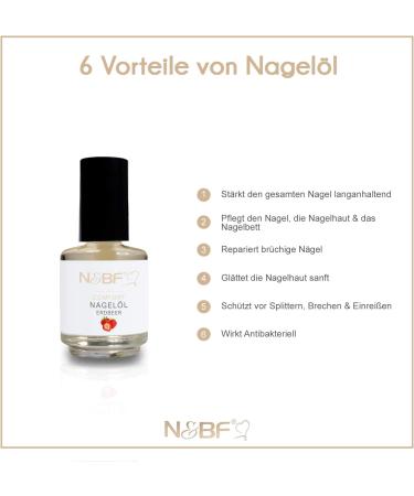 Nails Beauty Factory N&BF Comfort Nail Oil with fragrance 12 ml Nutrientrich care for nails and cuticles on a natural basis Repair and Protect oil optimally supports the regeneration of the fingernails Strawberry - Buy Online on GoSupps.com