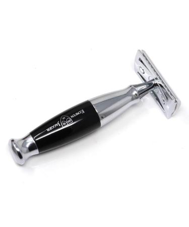 Edwin Jagger 36 Series Classic Safety Razor | Ebony Imitation Handle | International Shipping - Buy Online on GoSupps.com