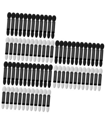 Beavorty 360 Pcs Cotton Eyeshadow Brush Makeup Eyeshadow Lip Scrubber Tool Double Sided Brush Comestic Applicator Makeup Sponge Brush Tipped Makeup Wand Eyeshadow Makeup Brush Makeup Tool 5x1x0.5cmx3pcs Assorted Colorx3pcs