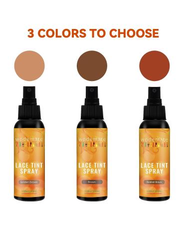 Wodemate Brown Lace Tint Spray 100ML - Hair Tinting for Lace Wigs & All Hair Types - Buy Online on GoSupps.com