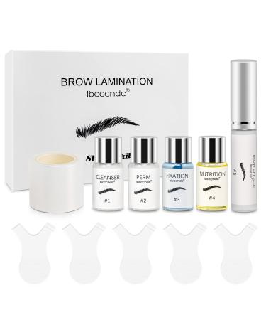 Eyebrow Lamination Kit - Buqikma Professional Brow Lift Kit Eyebrows Lift Styling Kit Suitable for DIY and Salon (with plastic film)