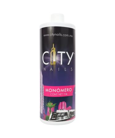 CITY NAILS - Nail Liquid Monomer EMA Professional Grade for Acrylic Powder System, 32 fl OZ.