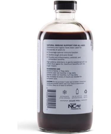 Elderberry Syrup with Blue Agave | Immune Support | USDA Organic Certified | Non-GMO | Vegan | Gluten-Free (16 oz) 16 Fl Oz (Pack of 1) - Buy Online on GoSupps.com