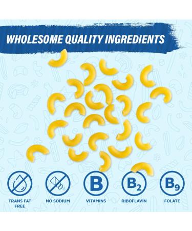 Chuster Elbow Macaroni Pasta Noodle | Vitamin Enriched | Ideal for Meat, Cheese, and Butter Sauces | Cooks in 15 Min | All Natural, Sodium and Cholesterol Free | Kosher Parve | 3 Pack - 16oz (1 lb) each - Buy Online on GoSupps.com